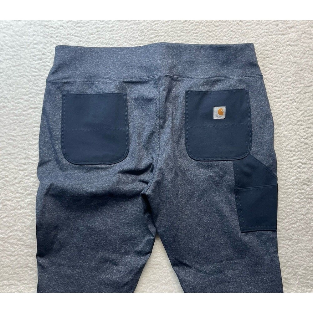 Carhartt Pants Womens XL (16-18) Heather Blue Force Utility Leggings Fitted Gorp